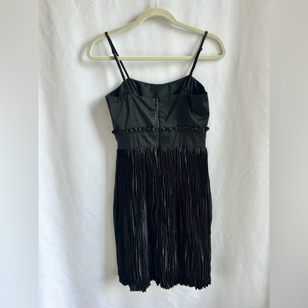 French Connection Black Pleated Dress - Picture 4 of 6